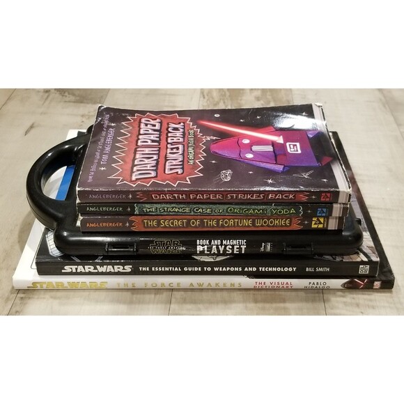 The Origami Yoda Files Star Wars 6 Book Lot Tom Angleberger Vader Force Awakens - Picture 2 of 3